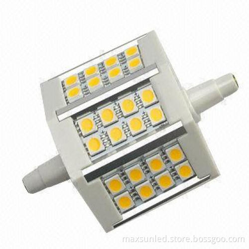 R7S LED globe bulbs, 5W power, 50,000 hours